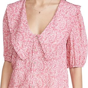 WAYF Amie Floral Blouse